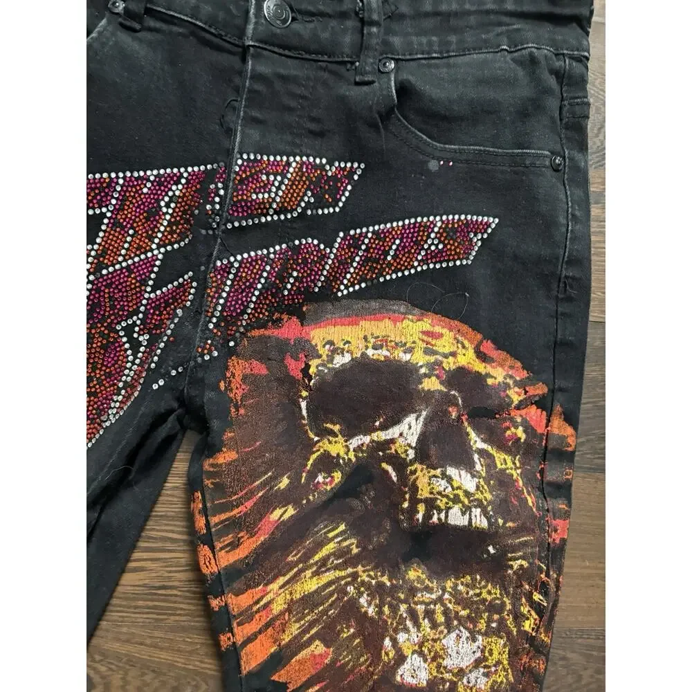 Mckeen Market MK200 TVV Vestige Skull Mens Sz34x30 Slim